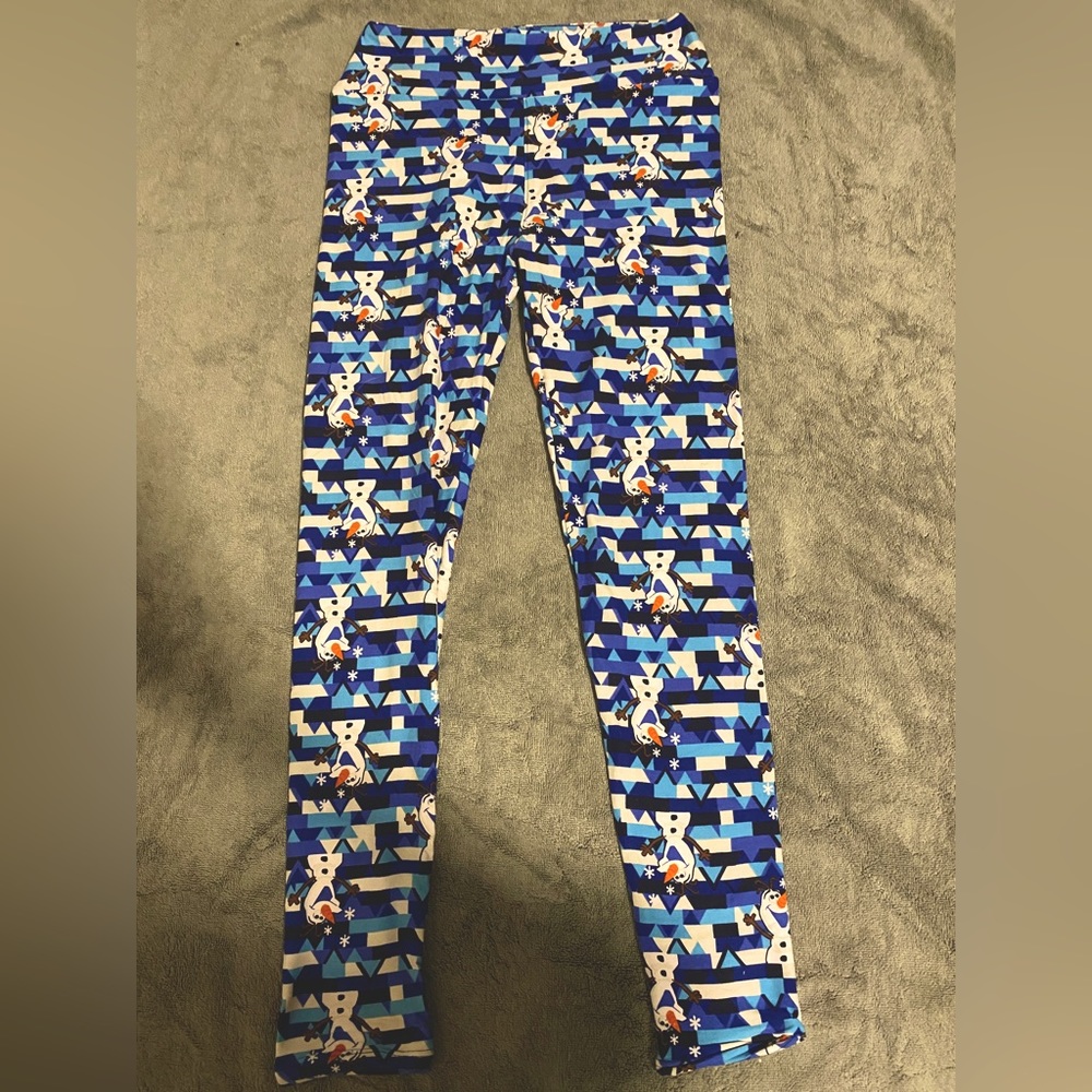 LuLaRoe (Onesize) Disney Frozen Olaf Leggings